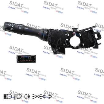 Commutateur de colonne de direction FISPA 431037A2 pour CITROEN C1 1.4 HDI - 54cv