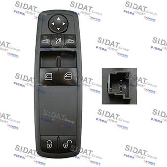 Interrupteur, lève-vitre avant gauche FISPA OEM 16982065109116 Interrupteur, lève-vitre avant gauche FISPA OEM 16982065109116