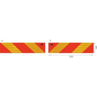 Marqueurs réfléchissants arrière TWS2 / RF 101-01W89 (2 pcs) AMIO E52013