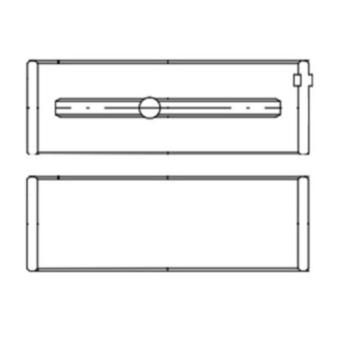 Coussinet de paliers de vilebrequin MAHLE 081 HL 22021 025