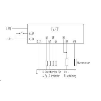 Calculateur, temps de préchauffage MAHLE [MHG 84]