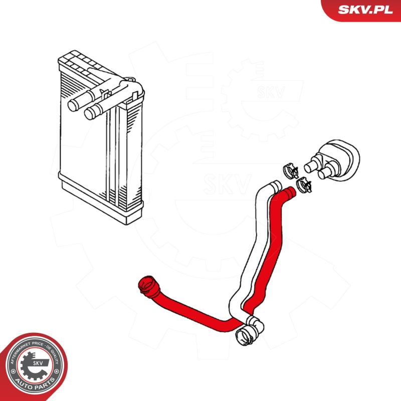 Durite de radiateur ESEN SKV 24SKV374 - Visuel 2