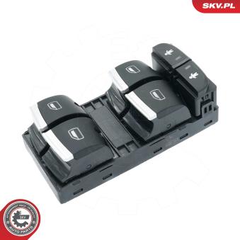 Interrupteur, lève-vitre ESEN SKV 37SKV472 pour AUDI Q7 3.0 TFSI quattro - 333cv Interrupteur, lève-vitre ESEN SKV 37SKV472 pour AUDI Q7 3.0 TFSI quattro - 333cv