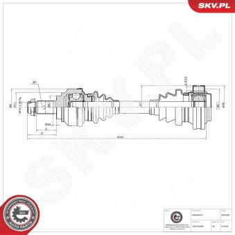 Arbre de transmission ESEN SKV 40SKV081