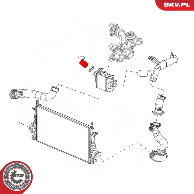 Gaine de suralimentation ESEN SKV 43SKV179 - Visuel 2
