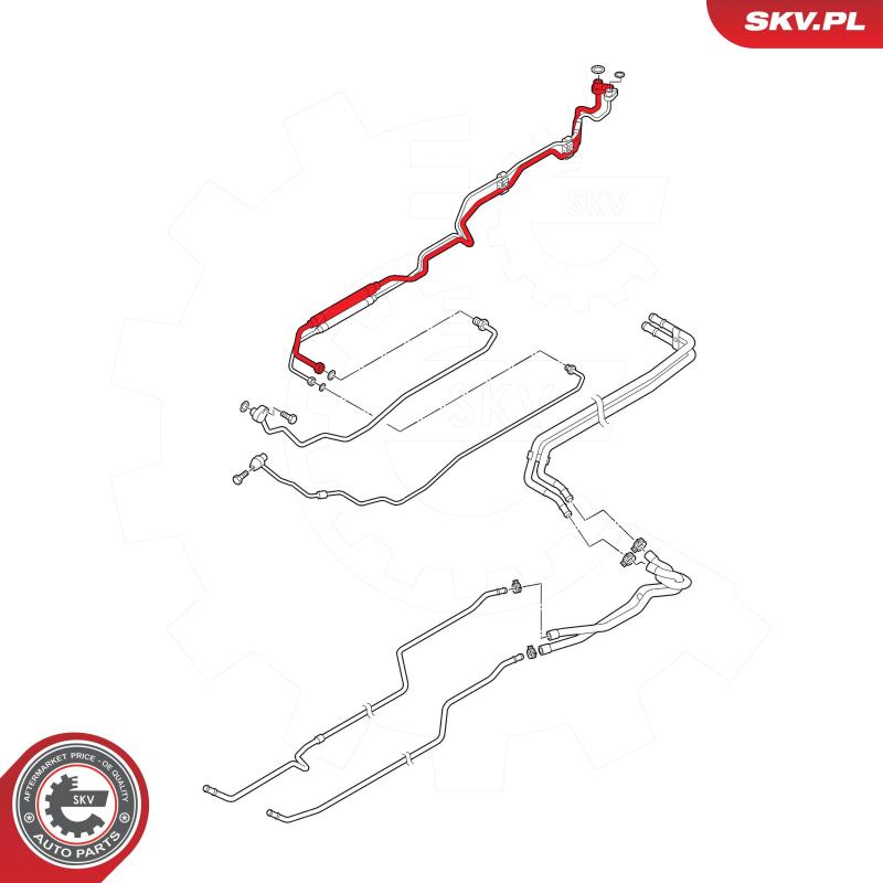 Conduite à haute/basse pression, climatisation ESEN SKV 54SKV701 - Visuel 2