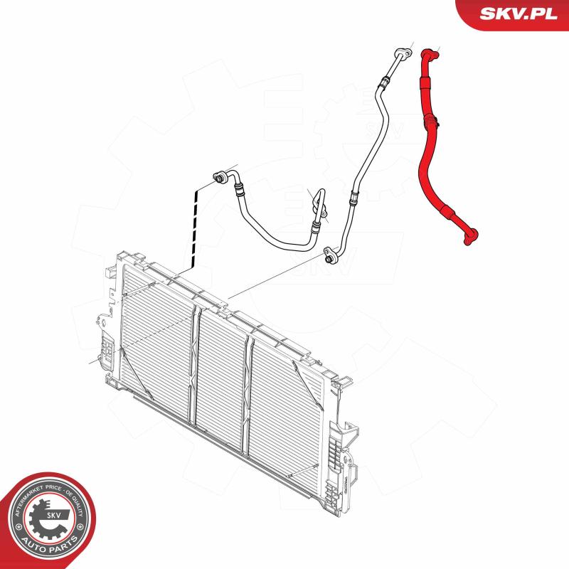 Conduite à haute/basse pression, climatisation ESEN SKV 54SKV713 - Visuel 2