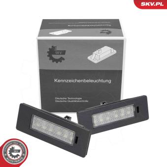 Feu éclaireur de plaque ESEN SKV 72SKV587 pour AUDI Q5 2.0 TFSI quattro - 252cv Feu éclaireur de plaque ESEN SKV 72SKV587 pour AUDI Q5 2.0 TFSI quattro - 252cv