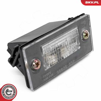 Feu éclaireur de plaque ESEN SKV 72SKV027 pour NISSAN NP300 1.9 TDI - 110cv
