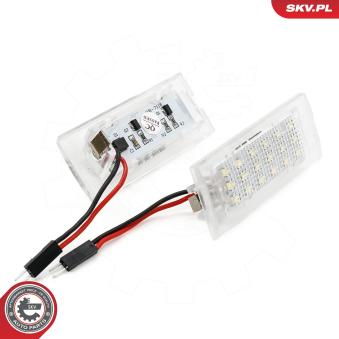 Feu éclaireur de plaque ESEN SKV 72SKV516 pour BMW X3 2.0i - 150cv Feu éclaireur de plaque ESEN SKV 72SKV516 pour BMW X3 2.0i - 150cv