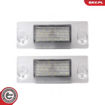 Feu éclaireur de plaque ESEN SKV 72SKV560 pour NISSAN NP300 1.9 TDI - 110cv