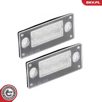 Feu éclaireur de plaque ESEN SKV 72SKV561 pour NISSAN NP300 1.9 TDI - 110cv