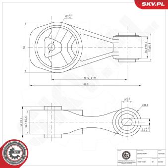 Support moteur ESEN SKV 75SKV269