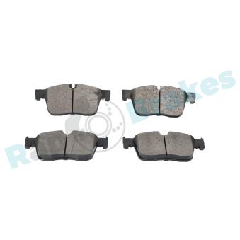 Jeu de 4 plaquettes de frein avant RAP BRAKES R-P1767 pour LAND ROVER RANGE ROVER VELAR 3.0 D275 SDV6 4x4 - 275cv