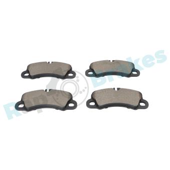 Jeu de 4 plaquettes de frein avant RAP BRAKES R-P1772 pour PORSCHE MACAN 2.0 - 245cv Jeu de 4 plaquettes de frein avant RAP BRAKES R-P1772 pour PORSCHE MACAN 2.0 - 245cv