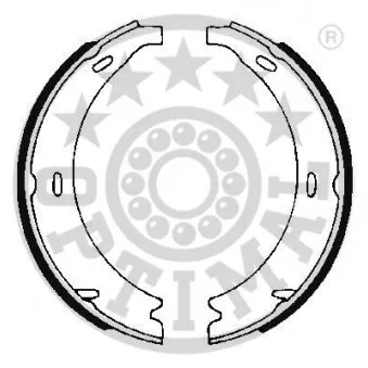 OPTIMAL BB-0930 - Jeu de mâchoires de frein