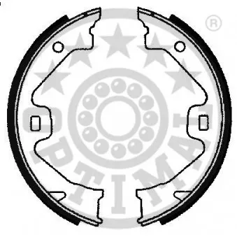 OPTIMAL BB-7237 - Jeu de mâchoires de frein