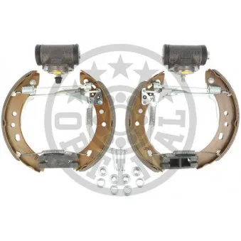 Kit de freins arrière (prémontés) OPTIMAL [BK-5210]
