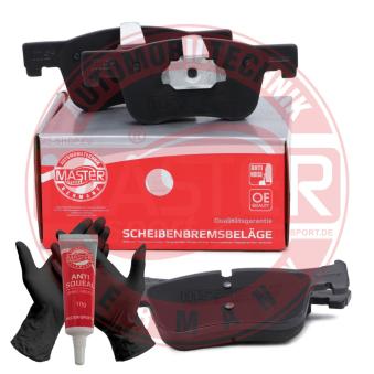 Jeu de 4 plaquettes de frein avant MASTER-SPORT GERMANY OEM 34116850568 Jeu de 4 plaquettes de frein avant MASTER-SPORT GERMANY OEM 34116850568