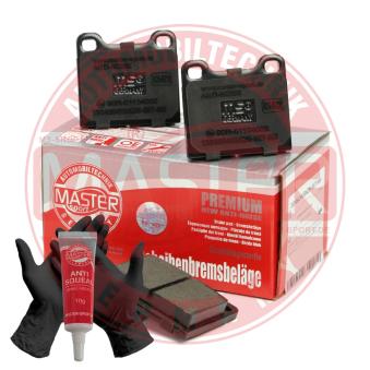 Jeu de 4 plaquettes de frein arrière MASTER-SPORT GERMANY OEM 0004207620