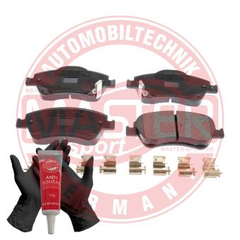 Jeu de 4 plaquettes de frein avant MASTER-SPORT GERMANY OEM 0446502160 Jeu de 4 plaquettes de frein avant MASTER-SPORT GERMANY OEM 0446502160