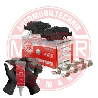Jeu de 4 plaquettes de frein arrière MASTER-SPORT GERMANY OEM 0446602180 Jeu de 4 plaquettes de frein arrière MASTER-SPORT GERMANY OEM 0446602180