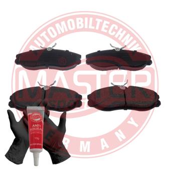 Jeu de 4 plaquettes de frein avant MASTER-SPORT GERMANY OEM 410602X825 Jeu de 4 plaquettes de frein avant MASTER-SPORT GERMANY OEM 410602X825