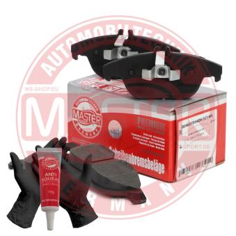 Jeu de 4 plaquettes de frein arrière MASTER-SPORT GERMANY OEM A0004200205