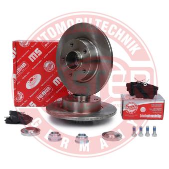 Kit de disques et plaquettes arrière MASTER-SPORT GERMANY [201201771]