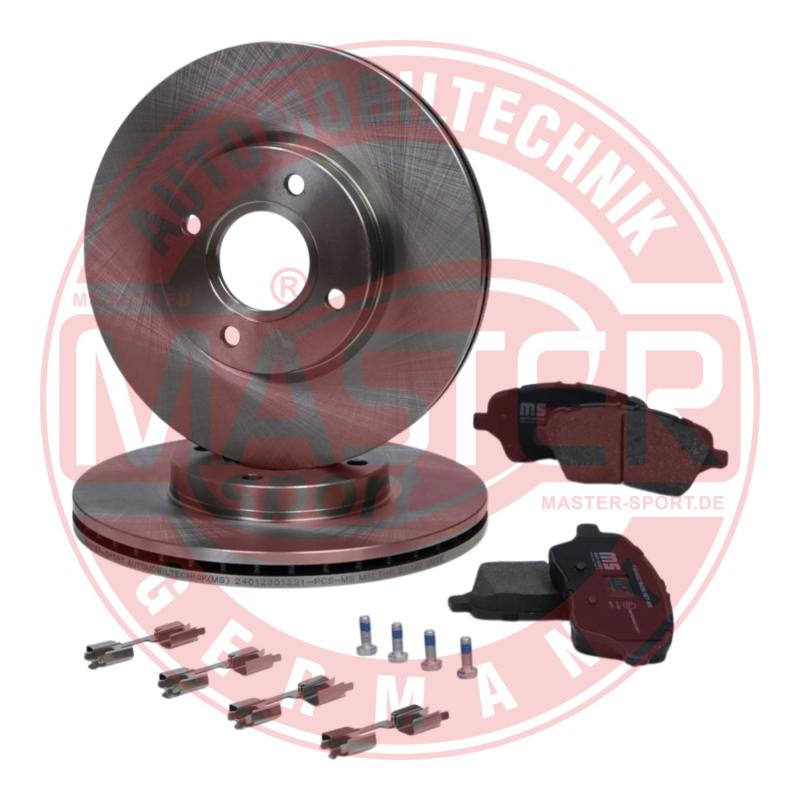 Kit de disques et plaquettes avant MASTER-SPORT GERMANY 202301220 - Visuel 1