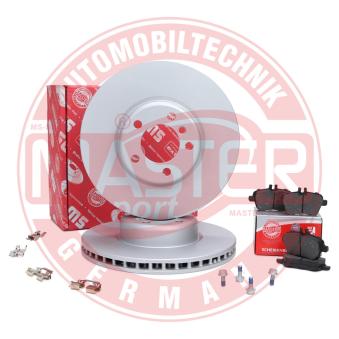 Kit de disques et plaquettes avant MASTER-SPORT GERMANY [203052330]