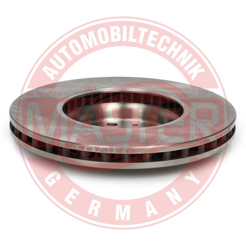 Jeu de 2 disques de frein arrière MASTER-SPORT GERMANY 24013001931-PCS-MS - Visuel 2