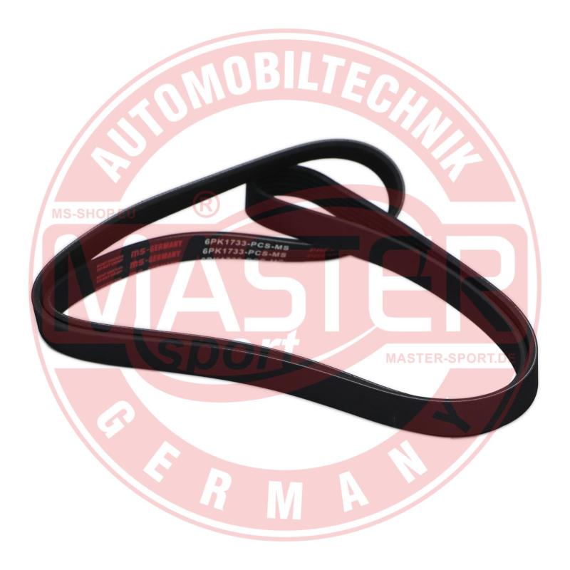 Courroie trapézoïdale à nervures MASTER-SPORT GERMANY 6PK1733-PCS-MS - Visuel 2