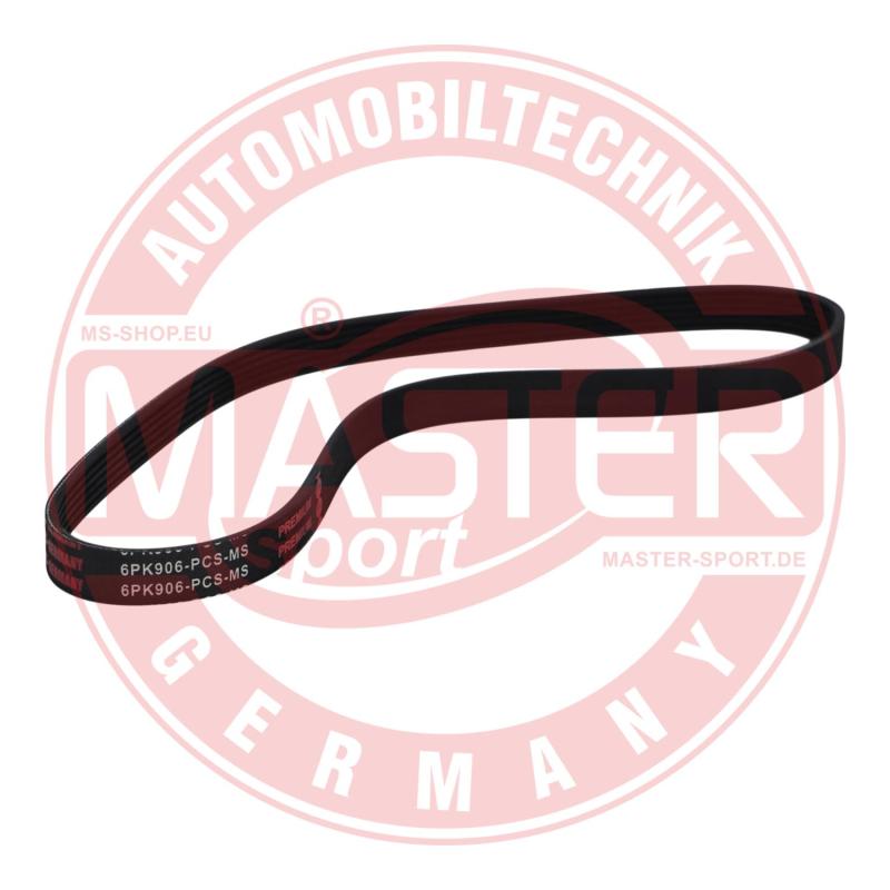 Courroie trapézoïdale à nervures MASTER-SPORT GERMANY 6PK906-PCS-MS - Visuel 1