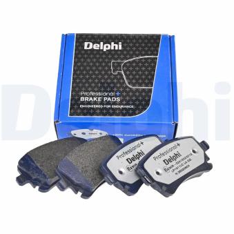 Jeu de 4 plaquettes de frein avant DELPHI LP1911LC pour VOLKSWAGEN TRANSPORTER - COMBI 2.0 TDI - 199cv