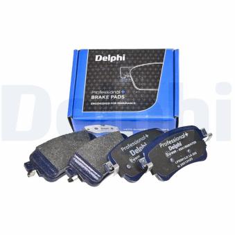 Jeu de 4 plaquettes de frein avant DELPHI LP3261LC pour TOYOTA PROACE Electric - 136cv