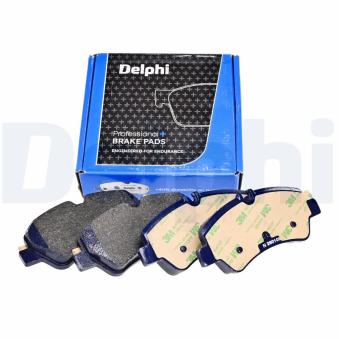 Jeu de 4 plaquettes de frein avant DELPHI LP2662LC pour OPEL ZAFIRA 2.0 TDCi 4x4 - 170cv