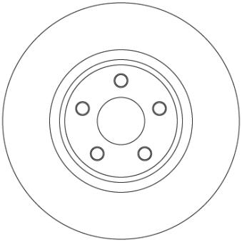 Jeu de 2 disques de frein avant TRW OEM 2036566 Jeu de 2 disques de frein avant TRW OEM 2036566