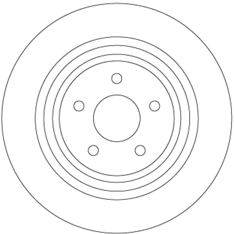 Jeu de 2 disques de frein avant TRW DF6976 - Visuel 1