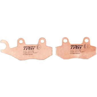Jeu de 2 plaquettes de frein arrière TRW MCB604SH pour TRIUMPH TROPHY Trophy 900 - 100cv