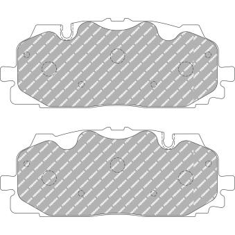 Jeu de 4 plaquettes de frein avant FERODO RACING [FCP4967H]