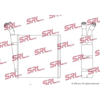Radiateur, refroidissement du moteur SRLine [672408-1]