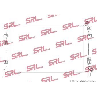 Radiateur basse température, refroid d'air de suralim SRLine [672608-1]