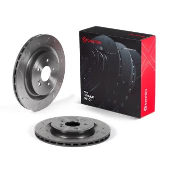 Jeu de 2 disques de frein arrière BREMBO 09.B788.1S pour MERCEDES-BENZ CLASSE A A 45 AMG 4-matic - 360cv