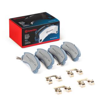Jeu de 4 plaquettes de frein avant BREMBO OEM 4605b415