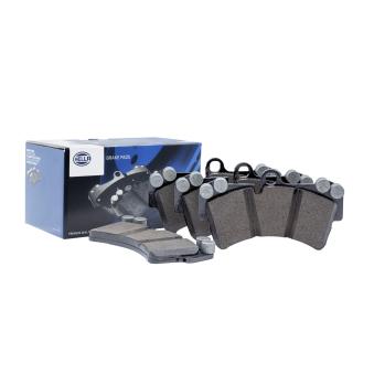 Jeu de 4 plaquettes de frein avant HELLA [8DB 355 045-991]