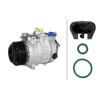 Compresseur, climatisation HELLA 8FK 366 202-681 pour BMW X5 xDrive 35 i - 306cv