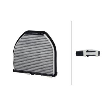 Filtre, air de l'habitacle HELLA 8ZC 366 120-171 pour MERCEDES-BENZ CLASSE C C 180 Kompressor - 156cv