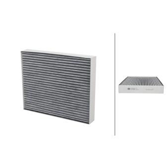 Filtre, air de l'habitacle HELLA [8ZC 366 124-611]