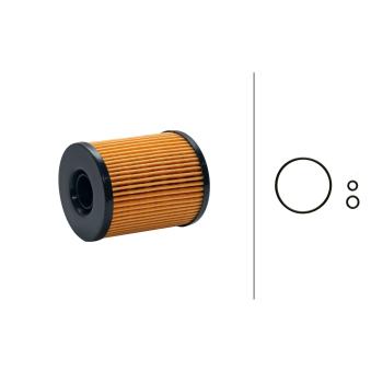 Filtre à huile HELLA [8ZO 366 100-981]